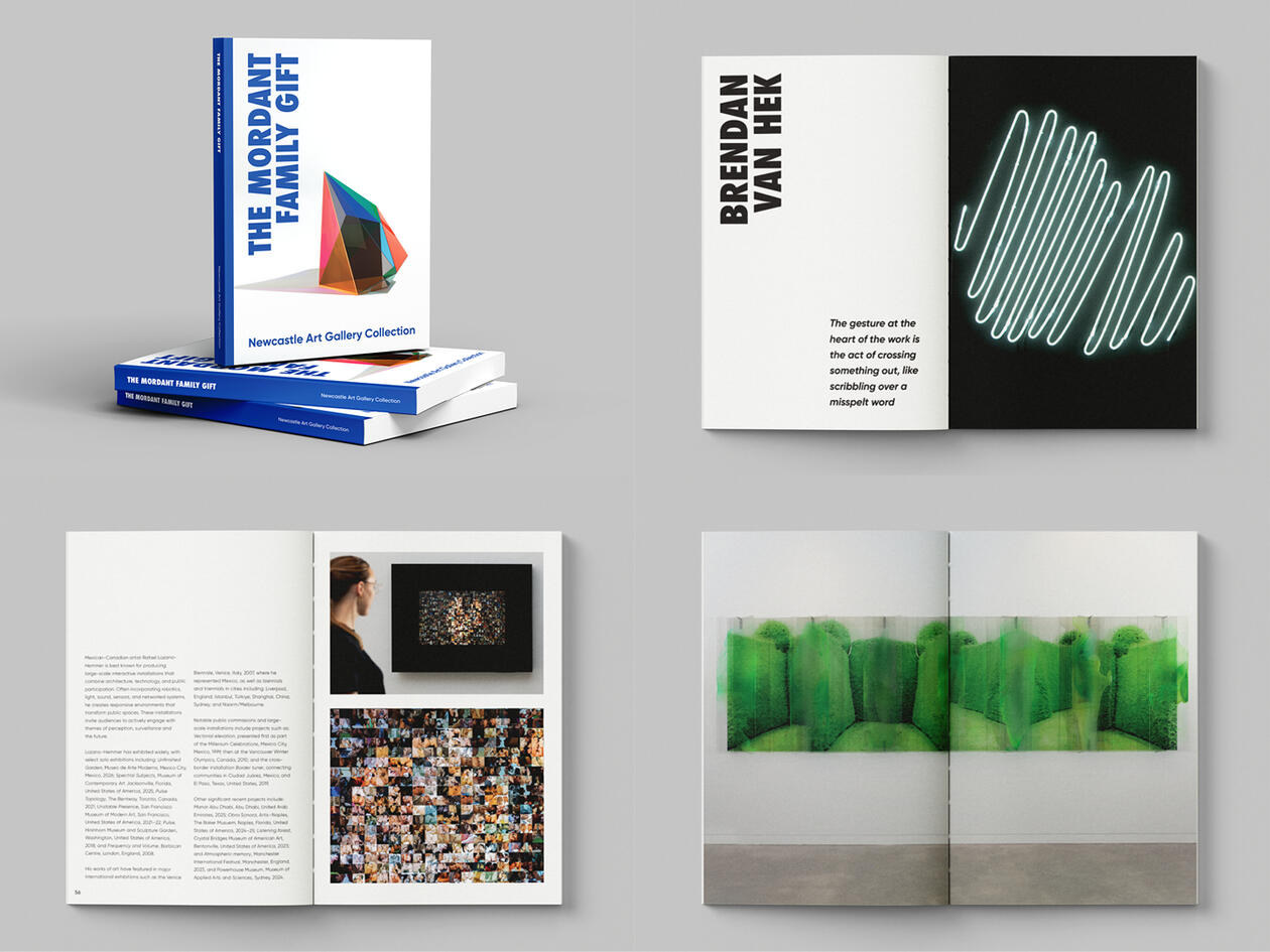 The Mordant Family Gift book for Newcastle Art Gallery