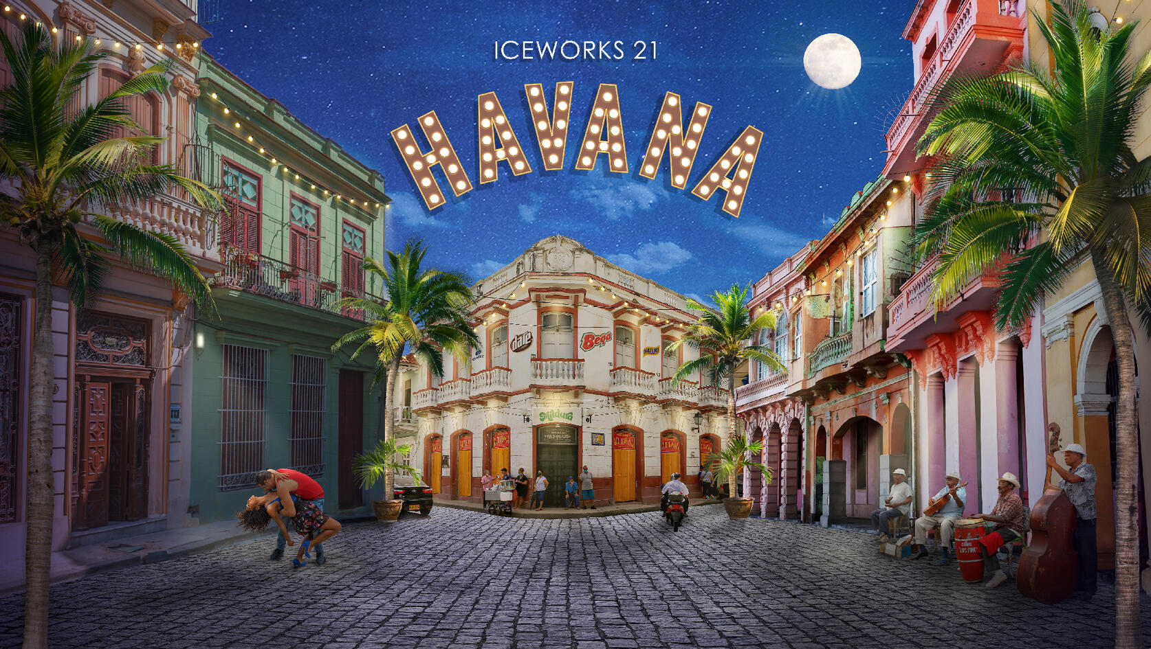 Iceworks &#39;21 Conference custom rendered photo backdrop